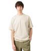 Takeo Kikuchi Men's High-Gauge Punch T-Shirt (07031030), Light Beige (051) 04 (LL), Antibacterial and Odor-Resistant, Available In 5 Sizes