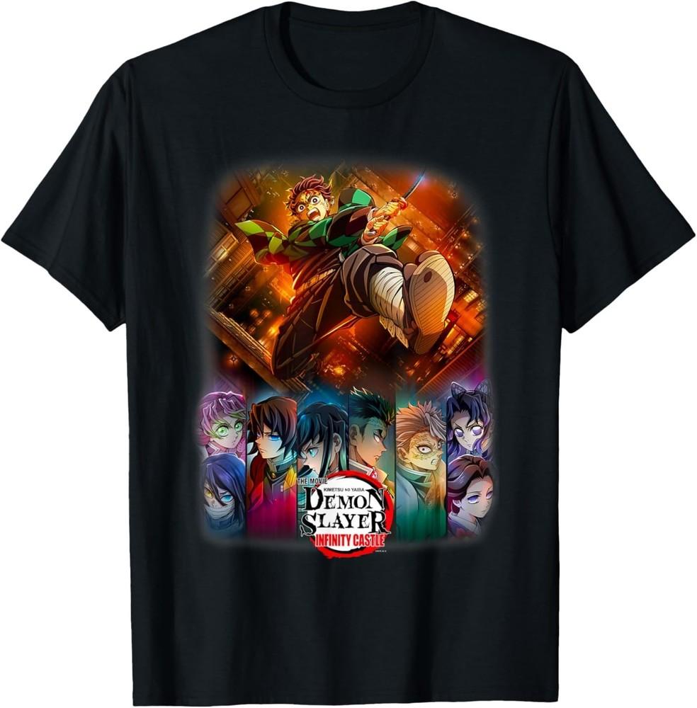 

Demon Slayer: Infinity Castle Tanjiro Anime Group Poster T-Shirt 2XL