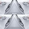 Car Door Edge Diamond Anti Scratch Protection Strips Rearview Mirror Anti-collision Sticker Bumper Scuff Stonego Plate