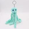 New Creative Octopus Fur Ball Keychain Cute Octopus Marine Life Plush Doll Bag Pendant Accessories