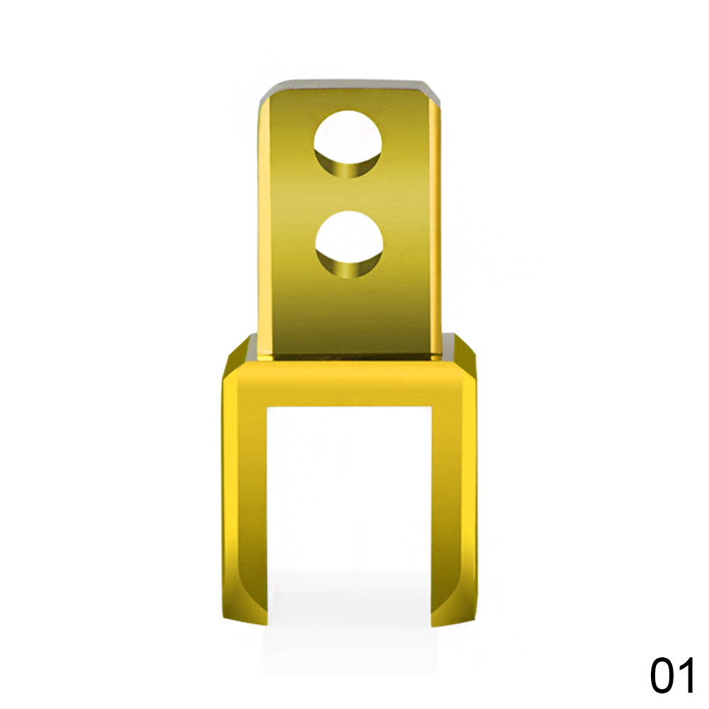 

Мотоциклетный амортизатор, увеличивающий детали адаптера, крюк для квадроцикла, мотоцикла, скутера, мопеда, багги, картинга, демпфера, расширяющегося с ЧПУ жёлтый