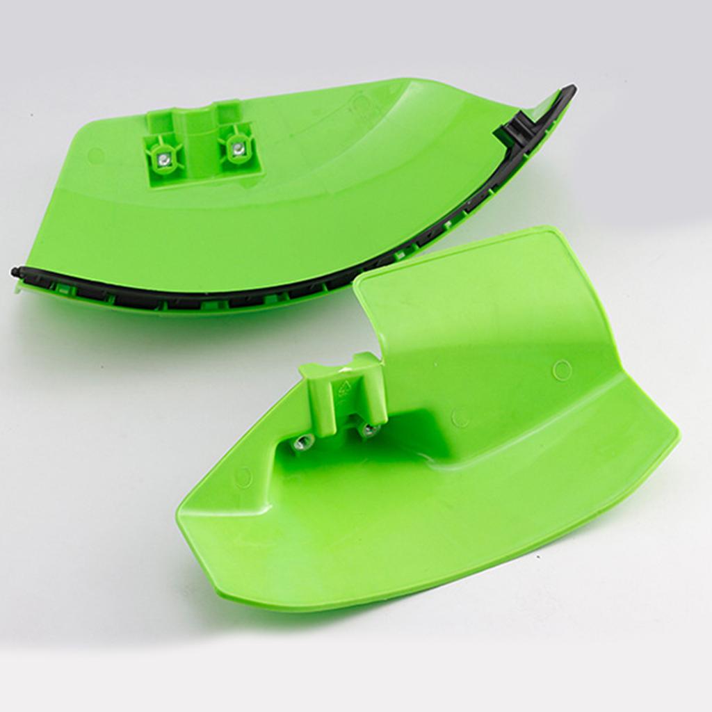 Universal Lawn Mower Grass Deflector Compatible With Multiple Models Durable High Impact Plastic Construction Tool Free Installation