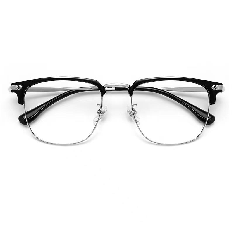 Metal Frame Anti-blue Light Radiation Protection Glasses Protection Goggle Schoolgirl's Online Class