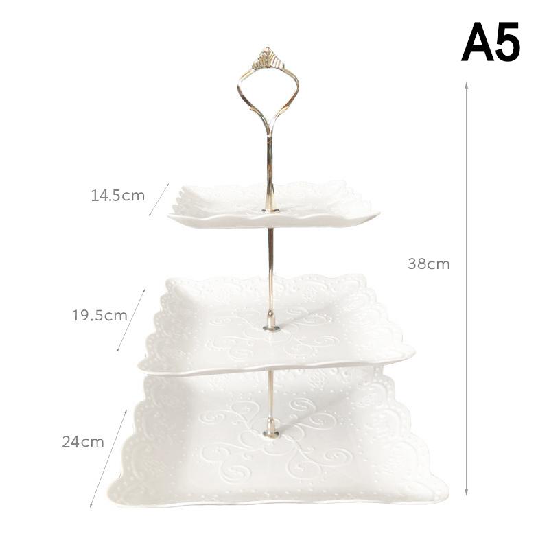 2/3 Katlı Cupcake Standı Servis Standı Tatlı Kulesi Meyve Tepsisi Çay Partisi Bebek Partisi Düğün Noel Partisi İçin