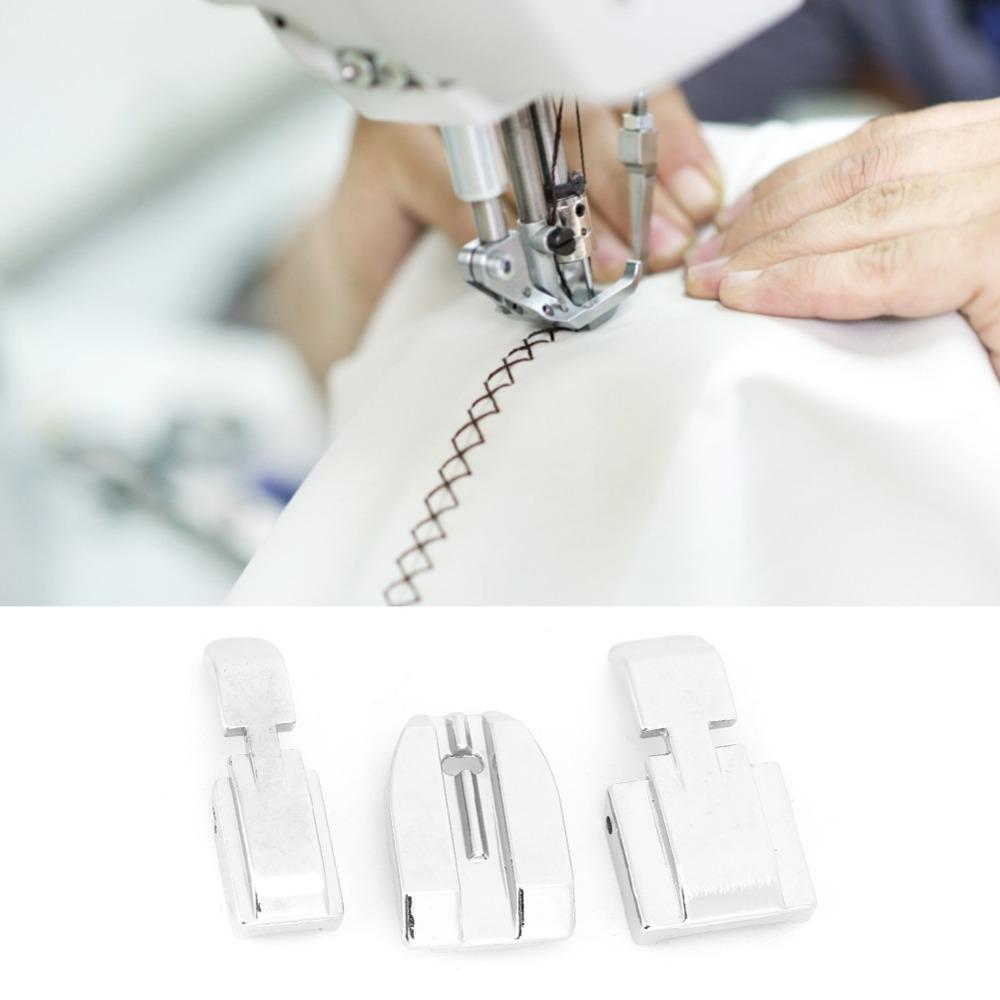 3pcs Silver Color Zipper Presser Foot Stainless Steel Zipper Foot Set Zipper Foot  Home Sewing