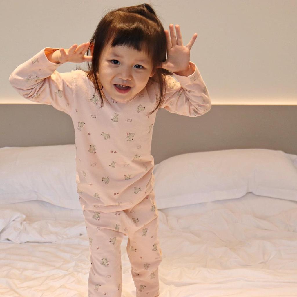 Children's All-Cotton Autumn Long Johns Set for Boys and Girls