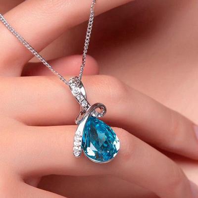 Cao Shi Japanese-Korean Teardrop Angel Tears Necklace