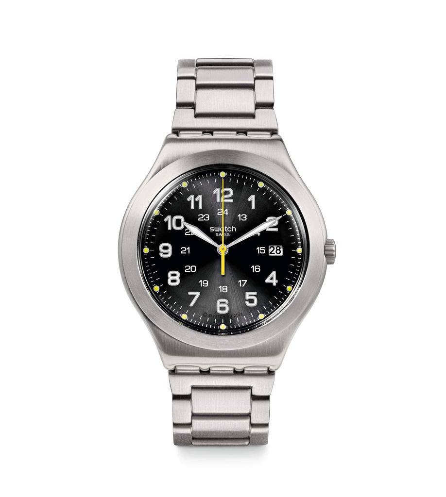 Swatch Irony Big Classic HAPPY JOE LIME Men's Watch YWS439G Gray, Authentic Japanese Product