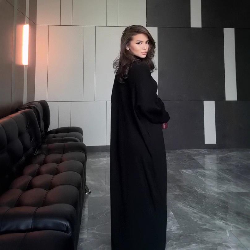 2025 Autumn Women's Fashion: Warm Loose Knit Wool Dress & Long Trench Coat Collection
