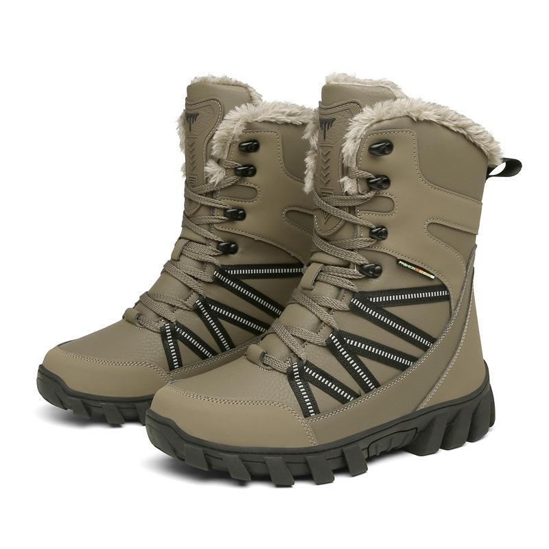 Thickened Winter Northern Snow Boots Keep Warm Daily Outdoor Sports Comfortable Extra Large Size High Top Shoes
