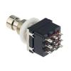 1PCS Foot Switch 9 Pin Guitar Effects Pedal Box Stomp Foot Latching 3PDT Switch Foot Switch Black/Blue