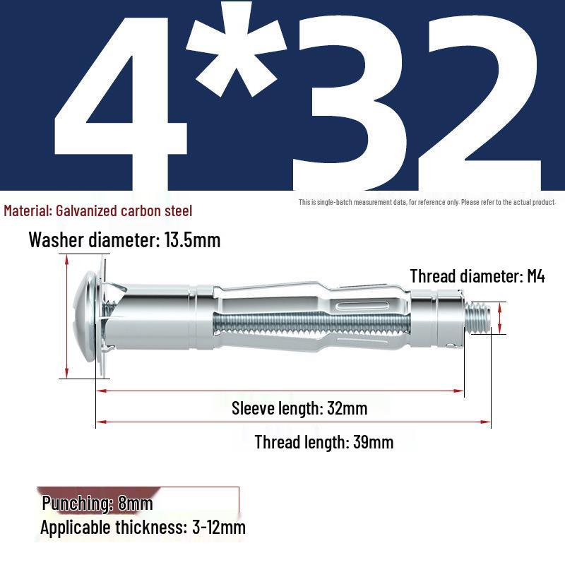 Galvanized Petal Nut Expansion Rivet Screw