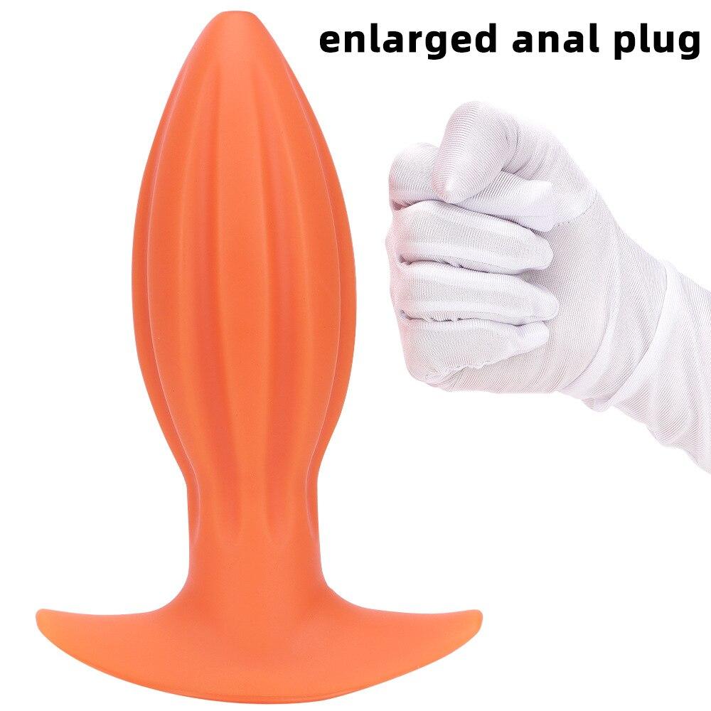 Silicone Anal Plug Anal Expander Adult Sex Toys Fisting Big Dildo Realistic Penis Slave Femdom BDSM