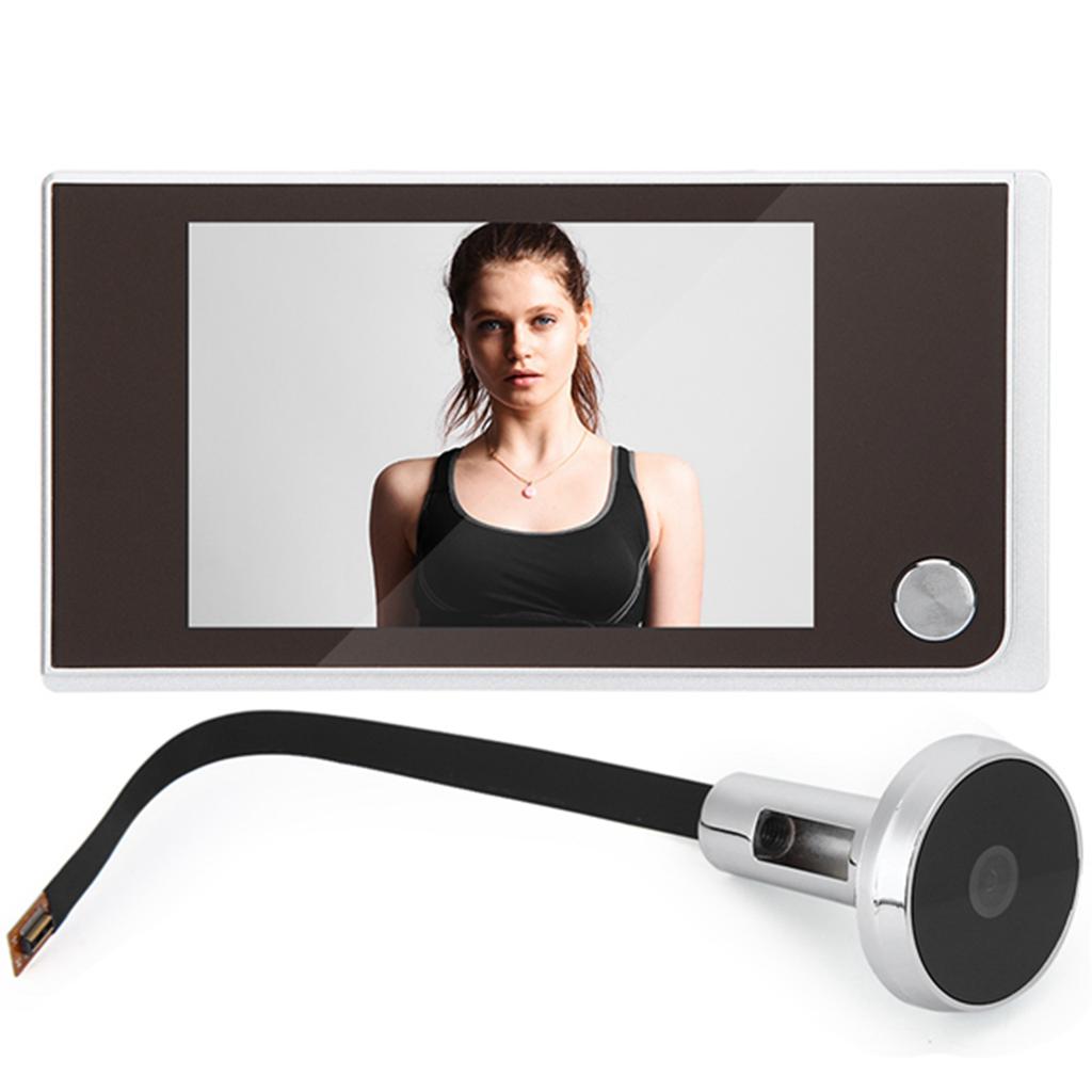 3.5" Digital LCD 120 Degree Peephole Viewer Photo Visual Electronic Cat Eye