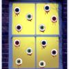 5x Scary Halloween Terrifying Eyeball Window Sticker For Party Decoration Terrifying Eyeball Sticker