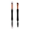 Mini Dual Ended Makeup Brush Angle Eyebrow Eyeshadow Eyeliner Brush With Dust-proof Cover Contouring Eyes Cosmetic