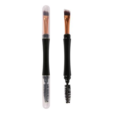 Mini Doppelseitiger Make-up Pinsel Schräg Augenbrauen Lidschatten Eyeliner Pinsel Mit Staubdichter Abdeckung Konturieren Augen Kosmetik