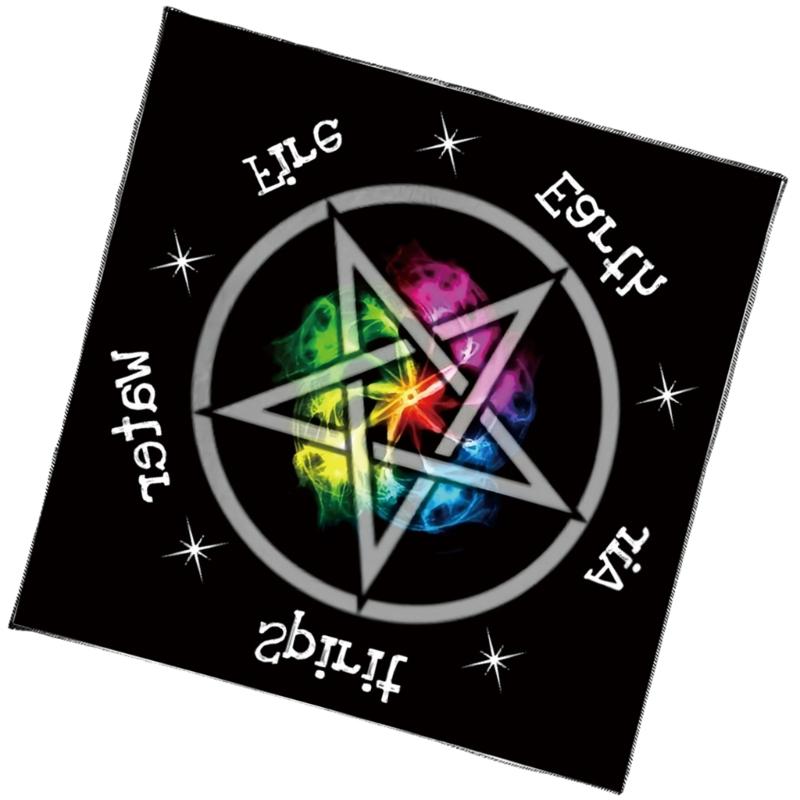 Divinations Tablecloth Star Symbol Astrology Tarots Card Tablecloth Altars Cloth Divinations Board Game Accessory