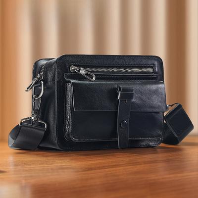 Genuine Leather Crossbody Bag Men's Bag Luxury Cargo Bag Cowhide Messenger Bag Backpack Men's Shoulder Bag