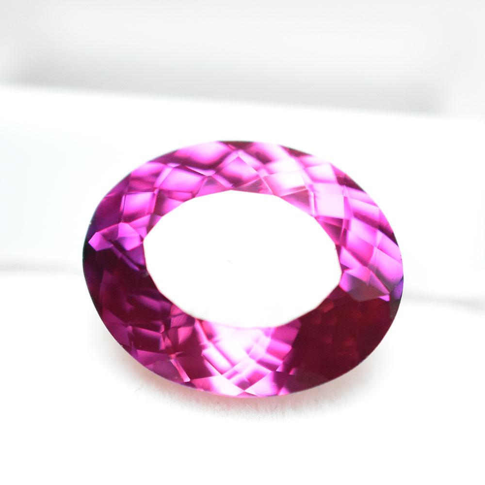 Natural Ceylon Pink Sapphire 11.6ct Oval Cut Certified Loose Gemstone