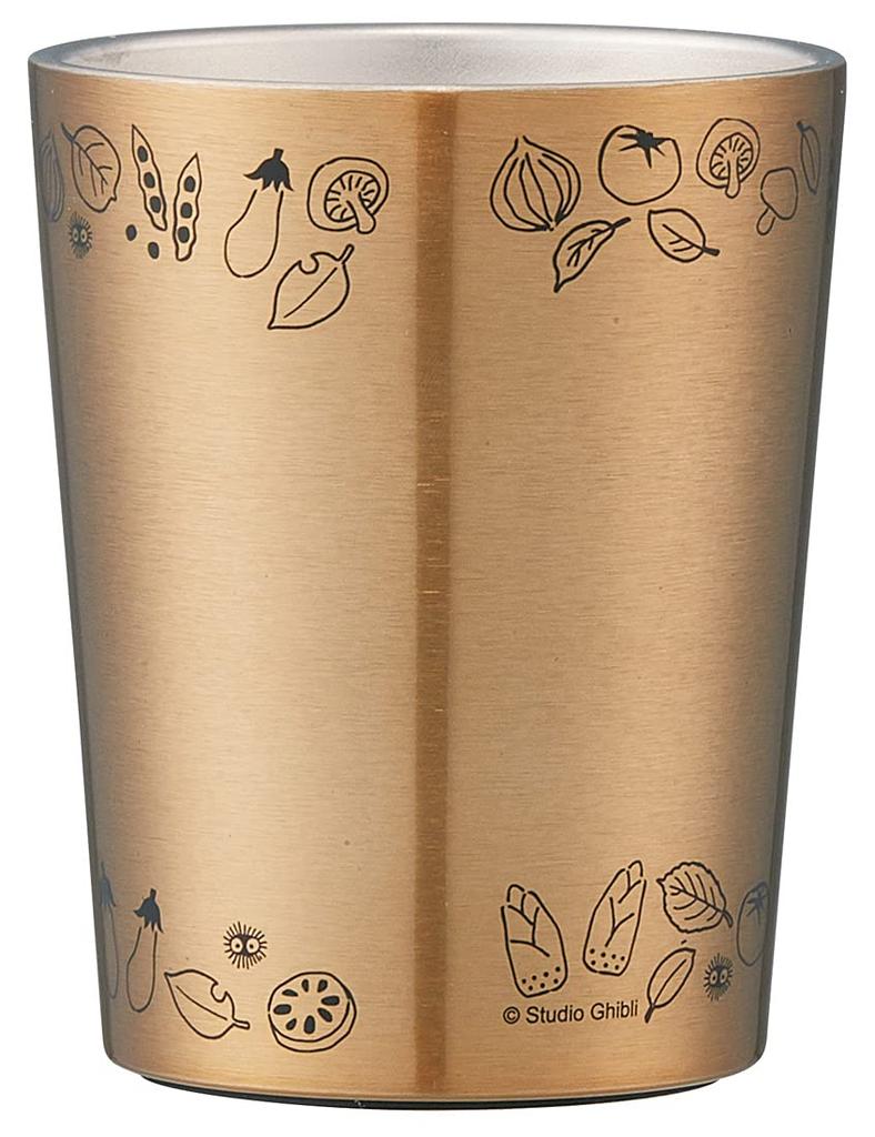 Skater Stainless Steel Tumbler with Insulated Coverings for Convenience Store Coffee, 240ml, Small Size, My Neighbor Totoro (Studio Ghibli) STCV1-A