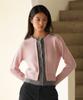 SHINE ON YOU Premium Rws Superfine Merino Layered Effect Cardigan_Powder Pink