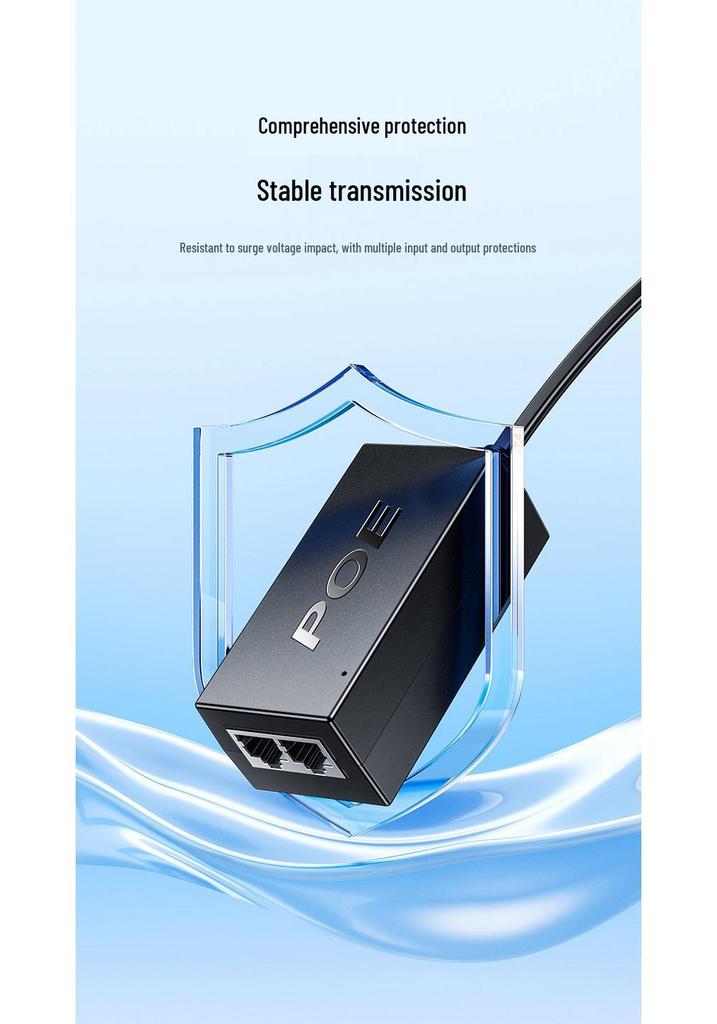 ShanZe 48V Gigabit POE Wireless Network Bridge & Power Adapter