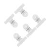 5pcs 4 Colors C Curve Nail Extension Clips Multifunctional Plastic Nail Art Accessories