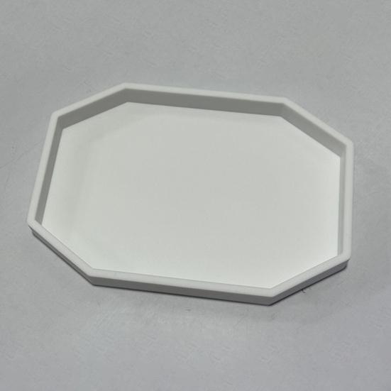 Küçük Silikon Banyo Tezgahı Tepsisi Tezgah Sabunluk Su Geçirmez Kaymaz Tasarım Tuvalet Deposu Masaüstü Düzenleyici Tepsi