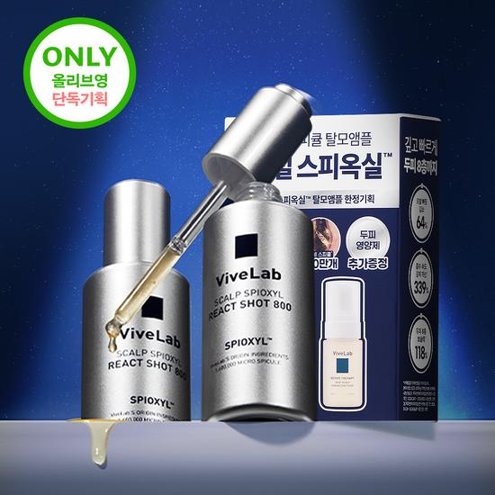 ViveLab Spioxyl React Shot 800 50ml Promotion (+ 33ml Enhancing Foam Free)