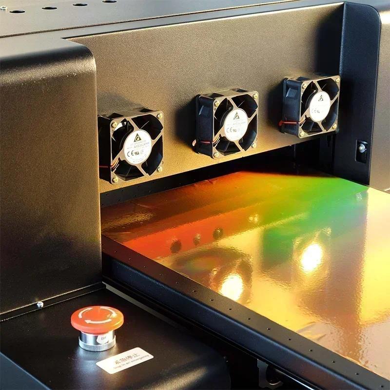 SIHAO A3 UV Flatbed Printer with Effect Varnish for Phone Cases, Metal, Glass, Bottles, Wood