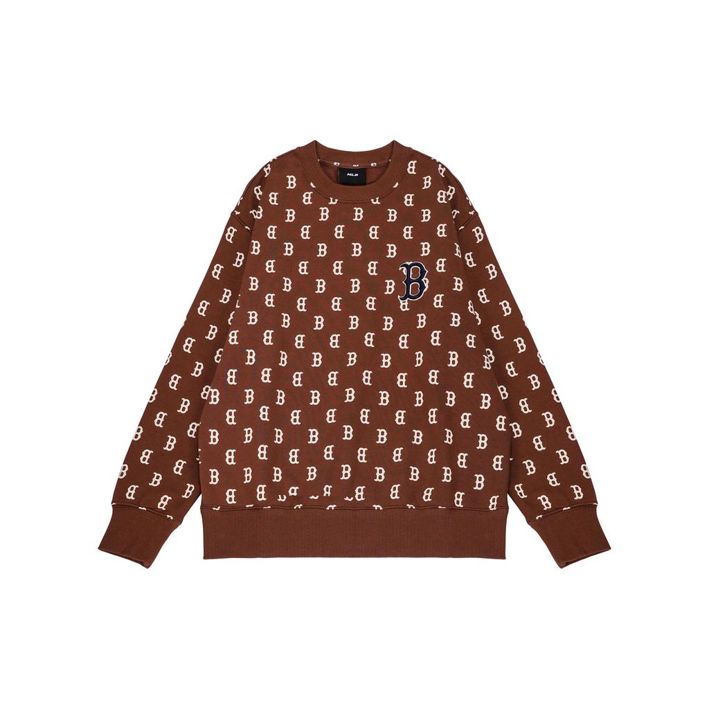 New MLB Sweatshirts Unisex Dark Brown 3AMTM0224-43BRD