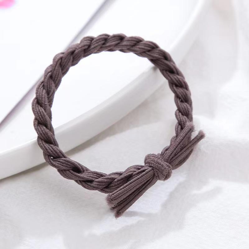 Korean Style Cute Braided Elastic Hair Tie for Women