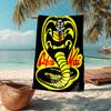 Cobra Kai Fashion Beach Towel: Ideal for Summer Adventures Soft, absorbent and quick drying suitable for swimming and bathing
