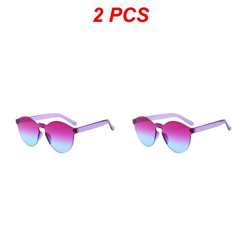 2/4/6PCS Photochromic Glass Fashion Brand Design Sport Sunglasses Cycling Fashion Style Outdoor Circle The Sun Sunglasses