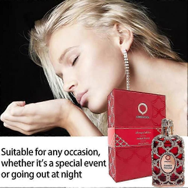Orientica Amber Rouge Parfém 100ml Červená Arabská Dubajská Luxusní Láhev