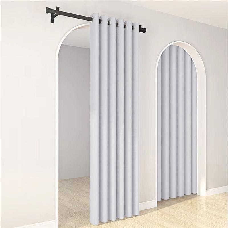 Minimalist Solid Color Blackout Curtains High Precision Thermal Insulated Window Drapes Home Decor