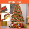 Luxurious 10 Meter Christmas Tree Decoration Ribbon In Classic Scottish Plaid Pattern