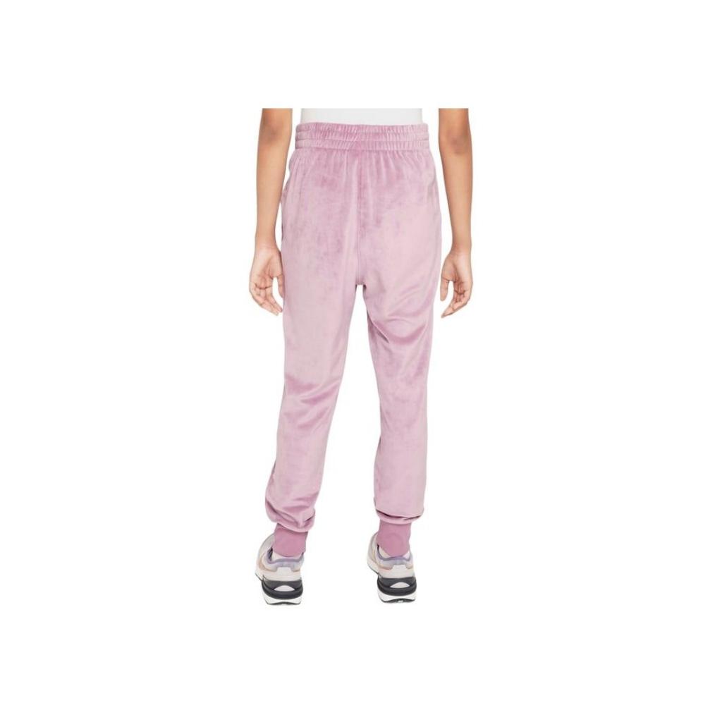Nike Sportswear Fashion Comfortable Soft Versatile Knitted Sweatpants Kids Bottoms Gray Purple Red FZ5589-523