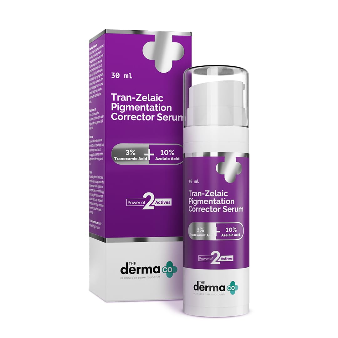 

The Derma Co. Tran-Zelaic Pigmentation Corrector Serum 30g Pack for Hyperpigmentation & Acne Marks