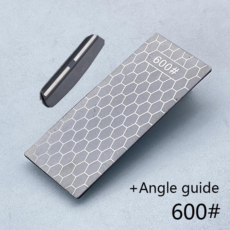 2pc Set Knife Sharpening Stone Kitchen Household Knife Diamond Knife Sharpener With Honeycomb Pattern 400#-1200#