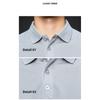 New Arrival Men's Fashion Solid Short Sleeve Polo Shirt Summer Breathable Comfortable Turn Down Collar Tops