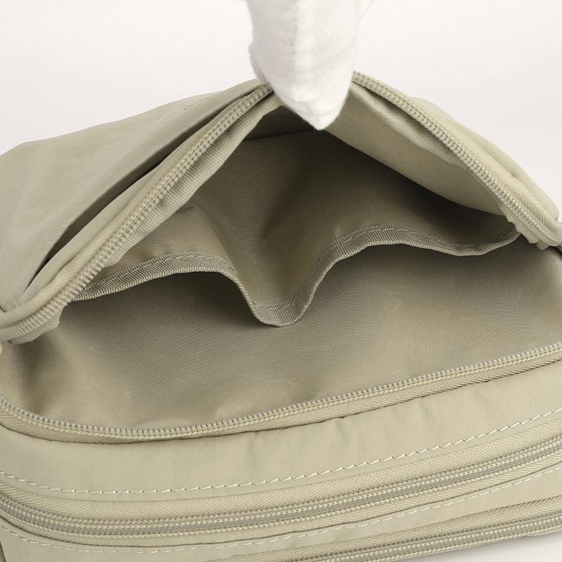 Minimalist Oxford Cloth Crossbody Bag Men Women Casual Functional Daily Outdoor Shoulder Bag