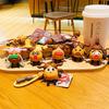 Adorable Potato Family Keychain Cute Cartoon Potato Doll Bag Charm Pvc Zinc Alloy