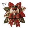 Weihnachtsbaumschmuck Bastelset Patchwork Schleife DIY Nähset, 3D Handgemachter Dekorativer Schmuck, Vorgeschnittener Heimdeko-Stoff Und Schritt-für-Schritt-Anleitung Bastelset