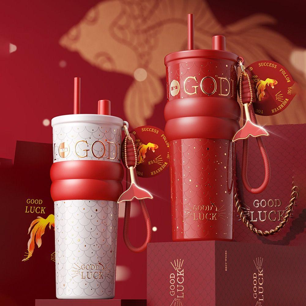 Insulation Or Cooling Ceramic Coated Coffee Cup 710ML Insulated Cup Portable Vacuum Cup