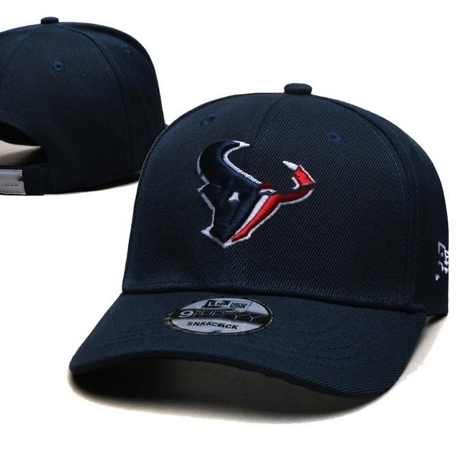 NFL Football Cap for Men and Women, Embroidered Outdoor Sun Hat, American-style Curved Brim with Magic Buckle