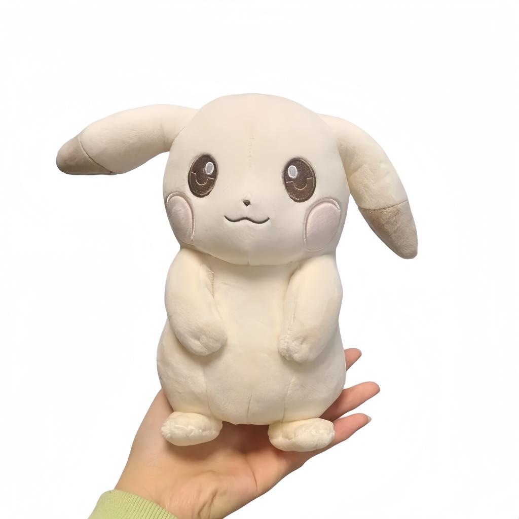 Pokopia Light Color Pikachu Plush Toy Game Character Floppy Ears Rare Color Pikachu Stuffed Doll Pikachu Peluche Doll