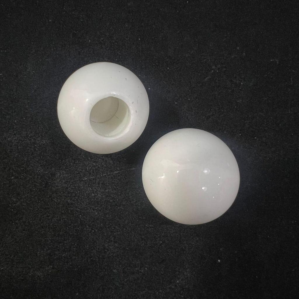 Smooth Glazed Aluminum Ceramic Sphere Handle for Drawers