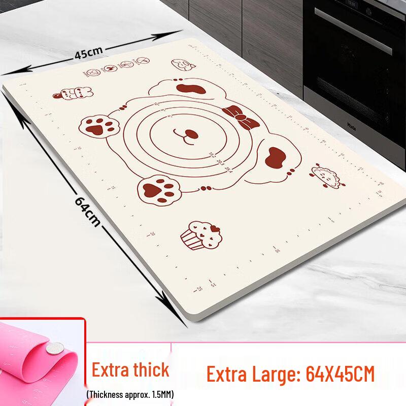 Food-Grade Thickened Silicone Kneading Mat